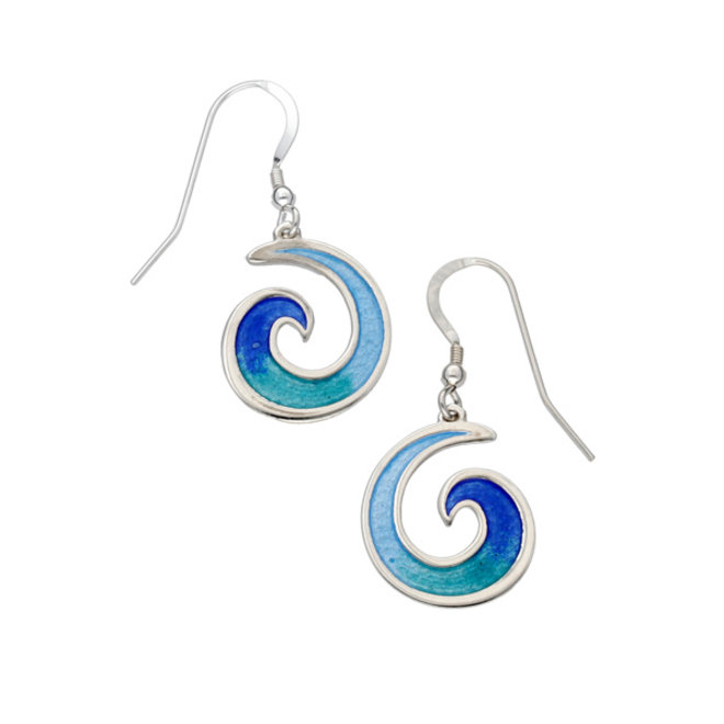 Glas Mor Mordardha Enameled Drop Earrings