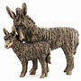 Donkey & Foal Standing Sculpture