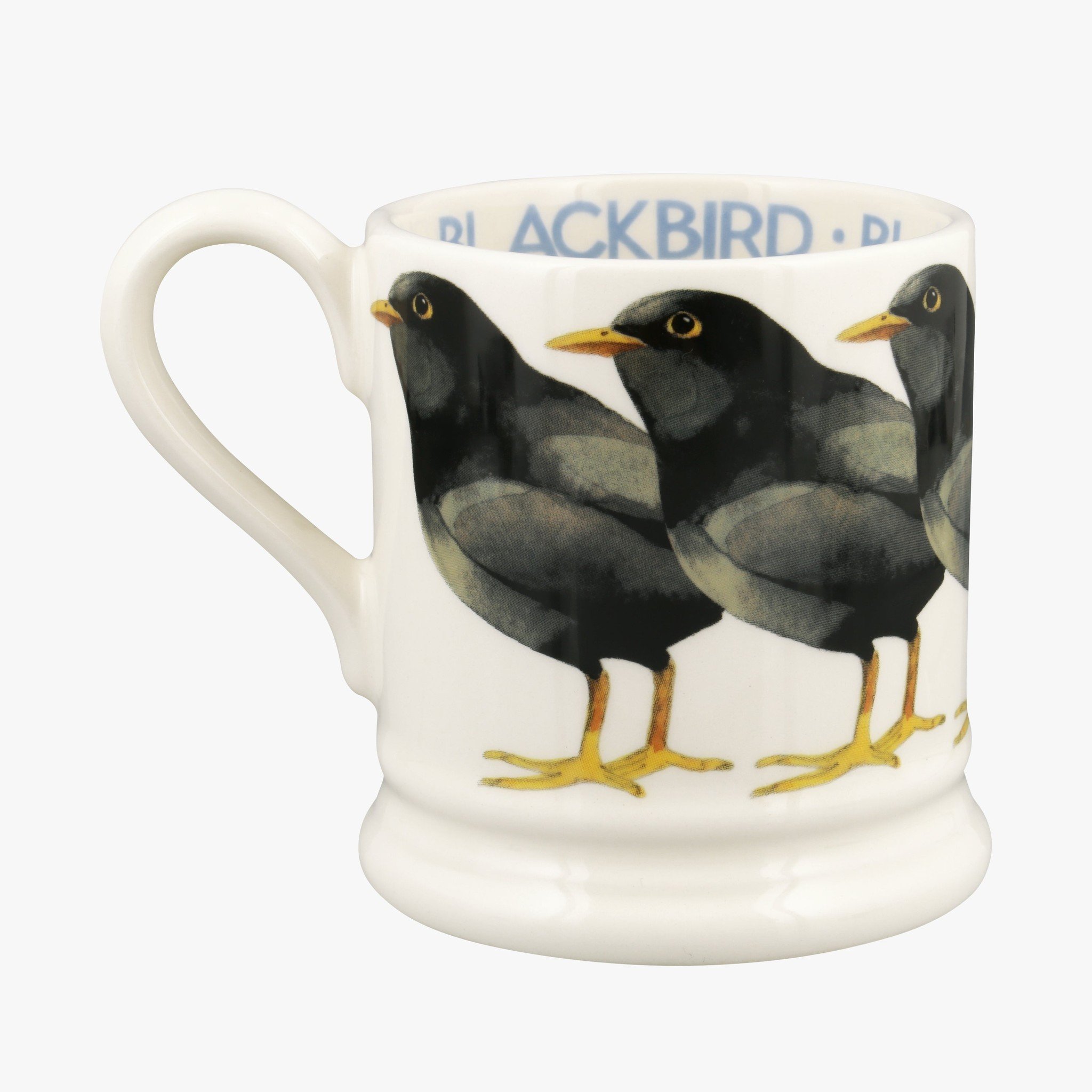 Emma Bridgewater Emma Bridgewater 1/2 pint mugs x2 Birds and Leaves 