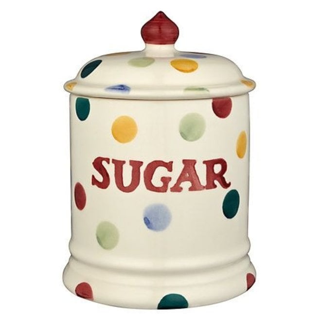 Polka Dot 2 Pint Sugar Storage Jar