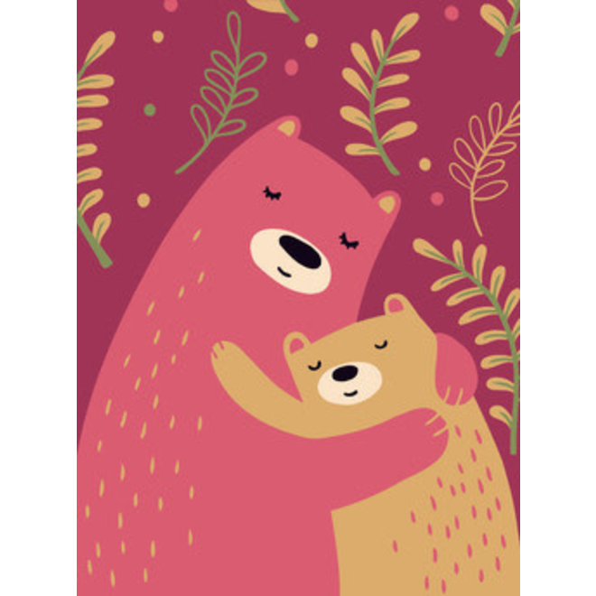 Mama Bear & Child Bear Mother's Day Card