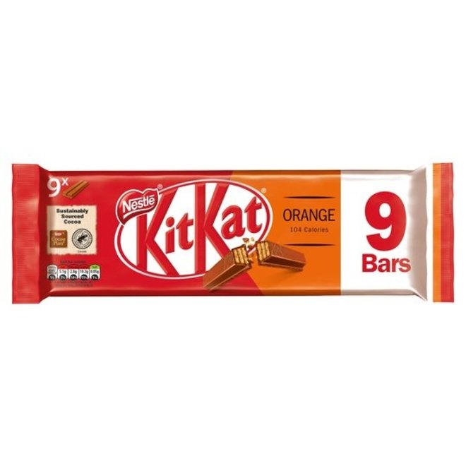 Nestle KitKat Orange 9 Bars