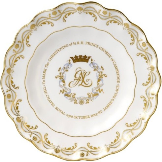 Prince George 2013 Royal Christening Plate