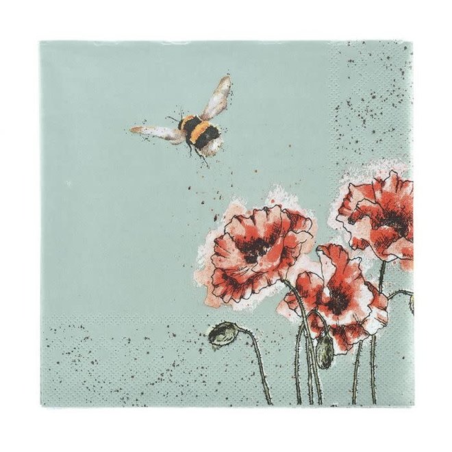 Flight of the Bumblebee Paper Luncheon Napkins