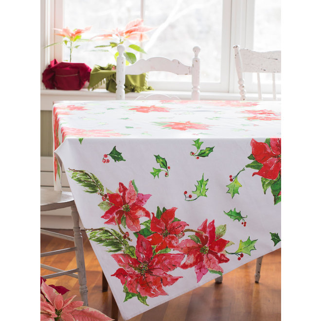 Poinsettia Tablecloth, 60" x 90"