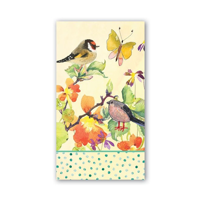 Birds & Butterflies Paper Hostess Napkin