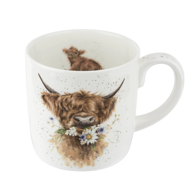 Daisy Coo Highland Cow Large Mug