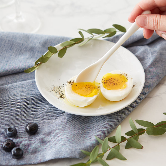 Porcelain Egg Spoons Set