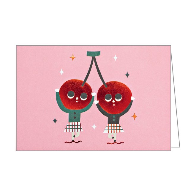 Cherry Dancers Big Set of 10 Notecards