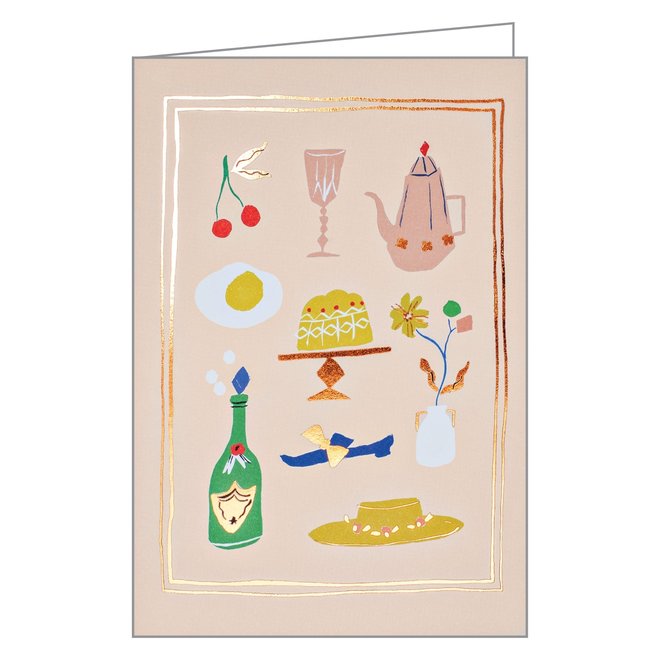 Sunday Brunch Foil Notecard Box