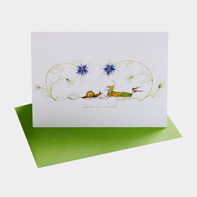 Emma Dunne Love-in-a-Mist Greeting Card
