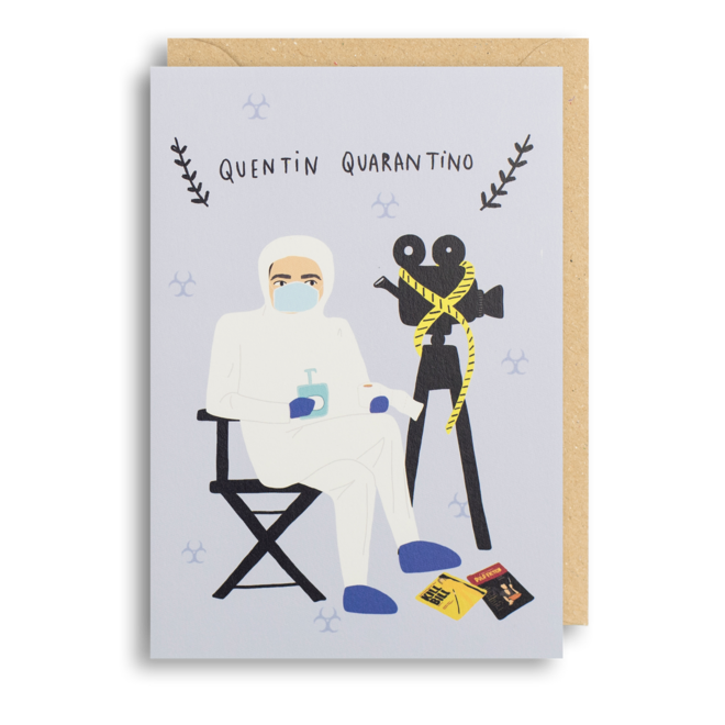 Quentin Quarantino Greeting Card