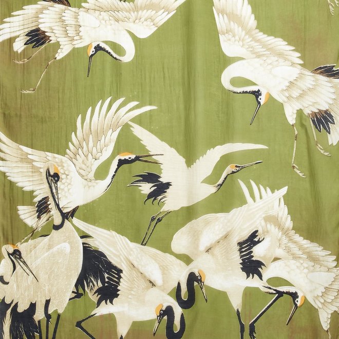 Green Heron Long Kimono