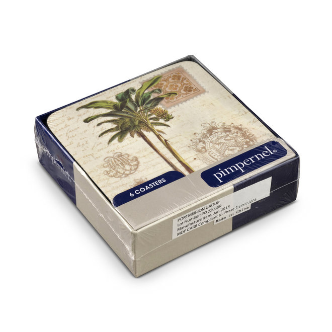 Vintage Palm Study Coasters