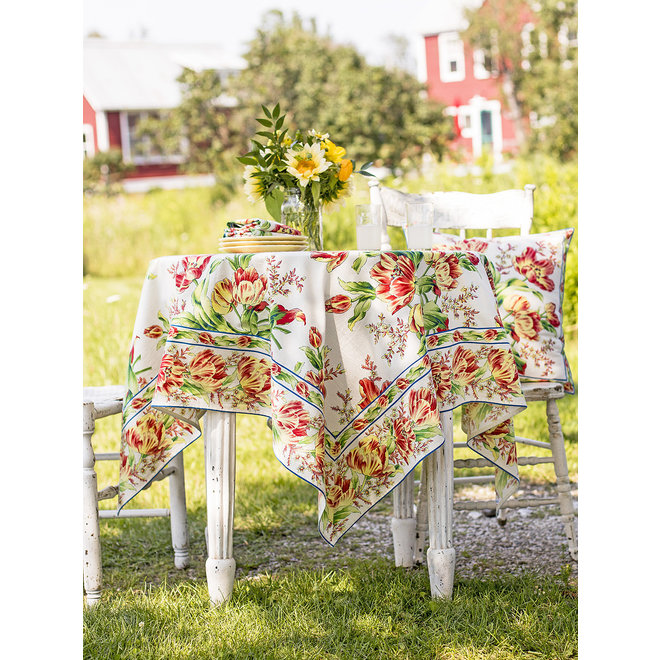 Tulip Dance Square Tablecloth