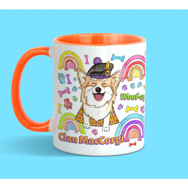 Le Corgi Scottish Rainbones Mug