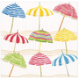 Beach Umbrellas Paper Luncheon Napkins