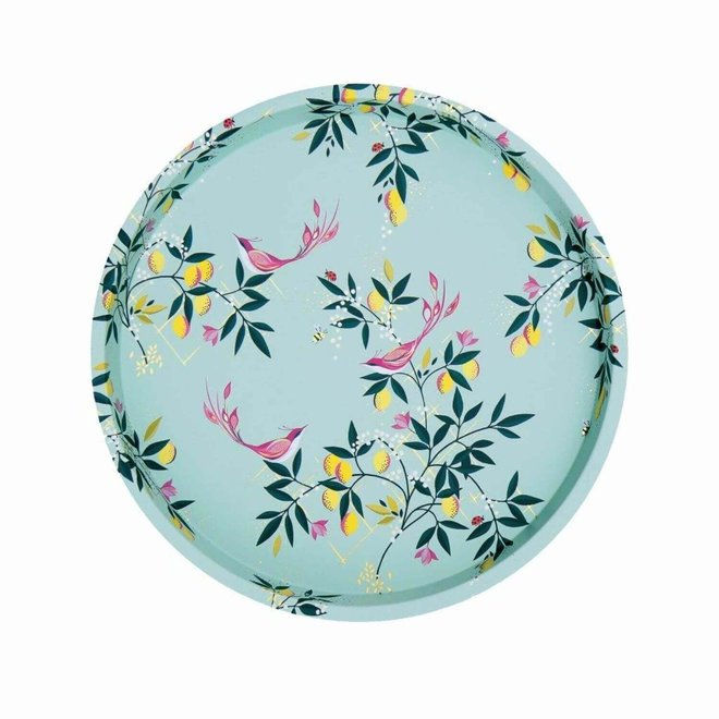 Sarah Miller Duck Egg Orchard Deepwell Tray