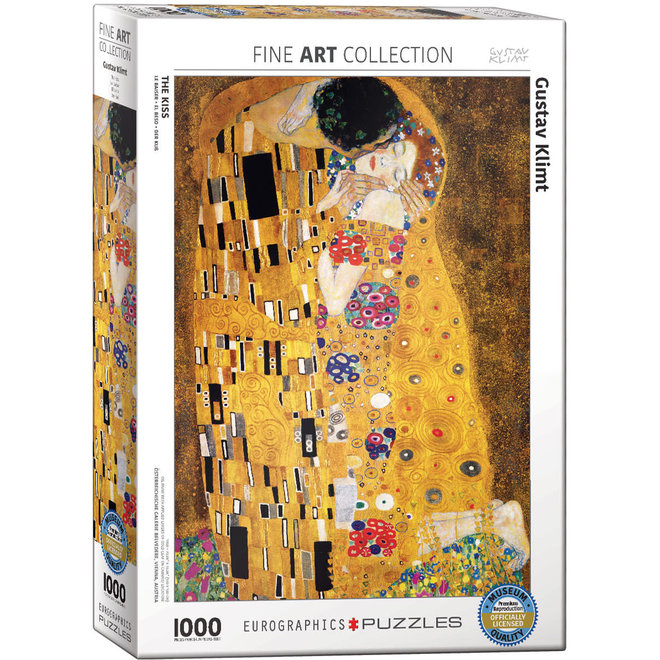 Gustav Klimt: The Kiss 1000 Piece Puzzle