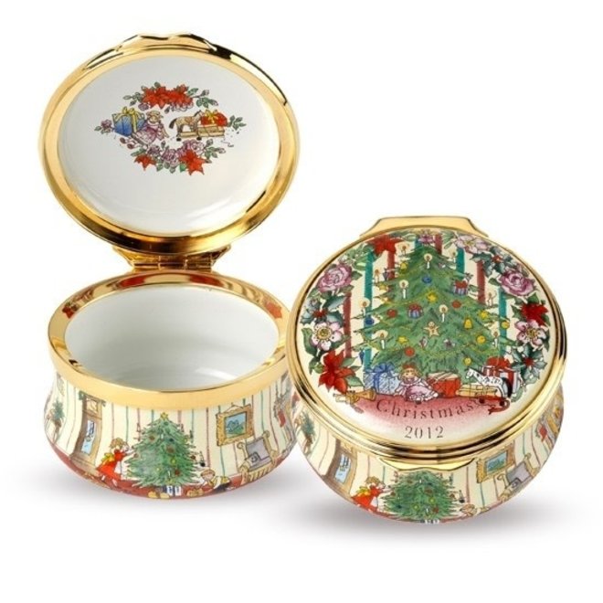Christmas 2012 Enamel Trinket Box