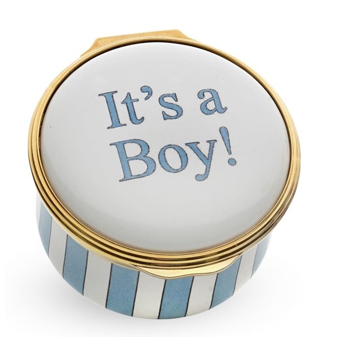It's a Boy Enamel Trinket Box