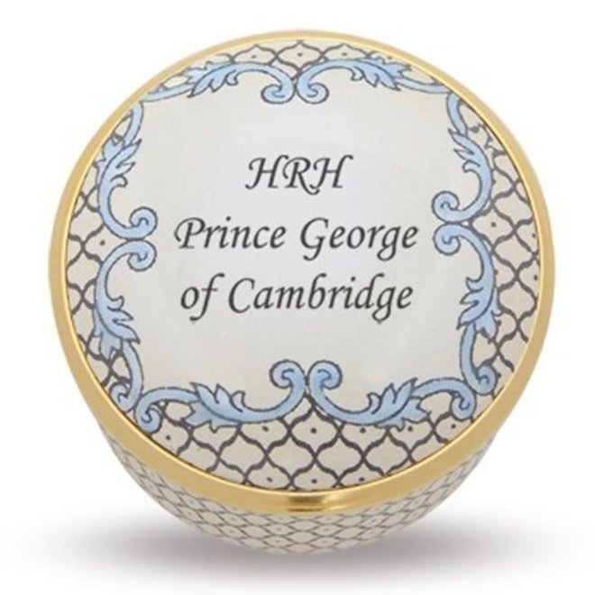 Halcyon Days Royal Birth Prince George Memento Box