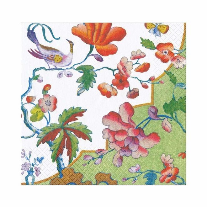 Summer Palace Celadon Paper Luncheon Napkins