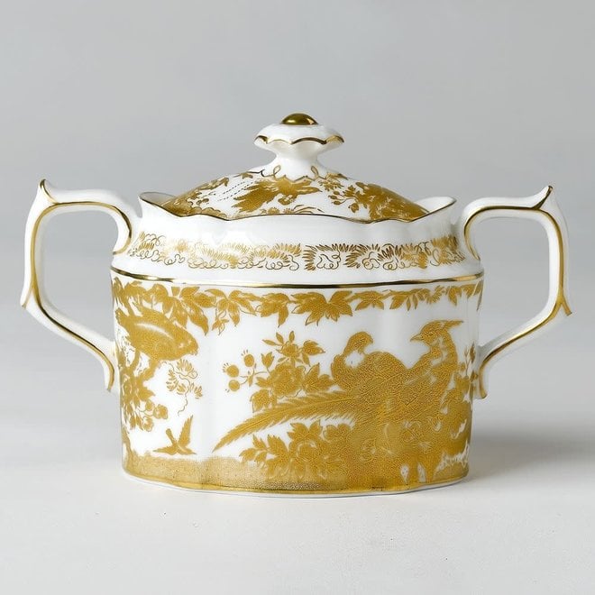 Aves Gold Sugar Bowl