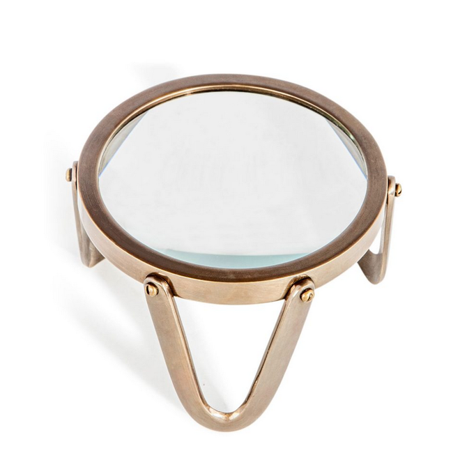 Brass Desk Magnifier