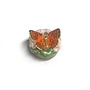Silver Washed Fritillary Enamel Trinket Box