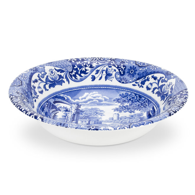 Blue Italian Cereal Bowl