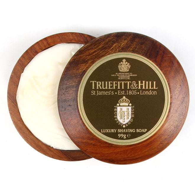 Luxury Shaving Soap in Wooden Bowl