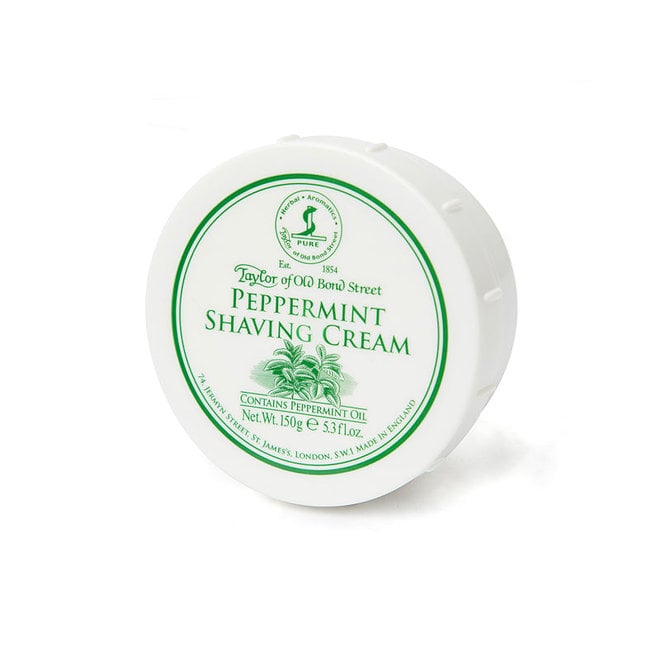 Taylor of Old Bond Street Peppermint Shaving Cream 150g