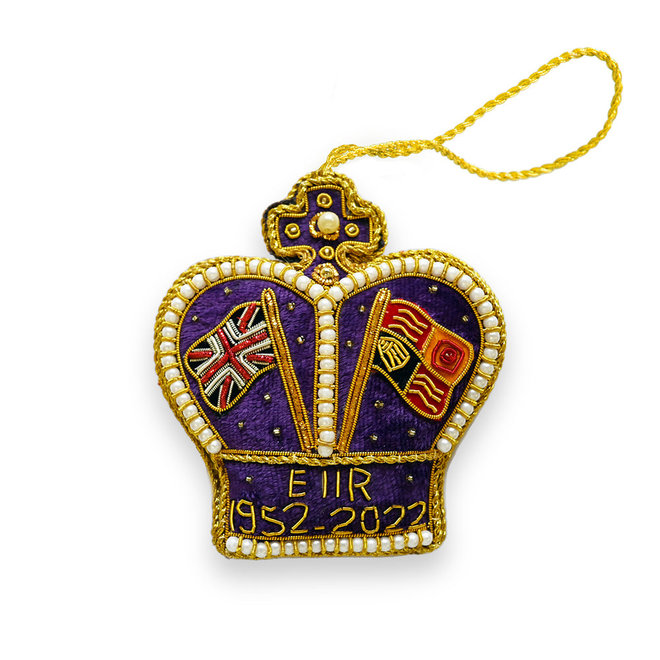 Platinum Jubilee Crown Ornament