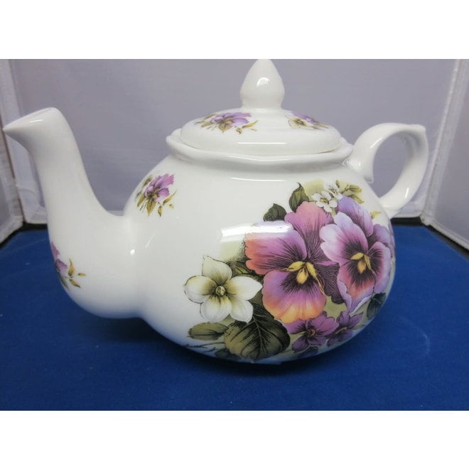 Adderley Ceramics Pansy Teapot
