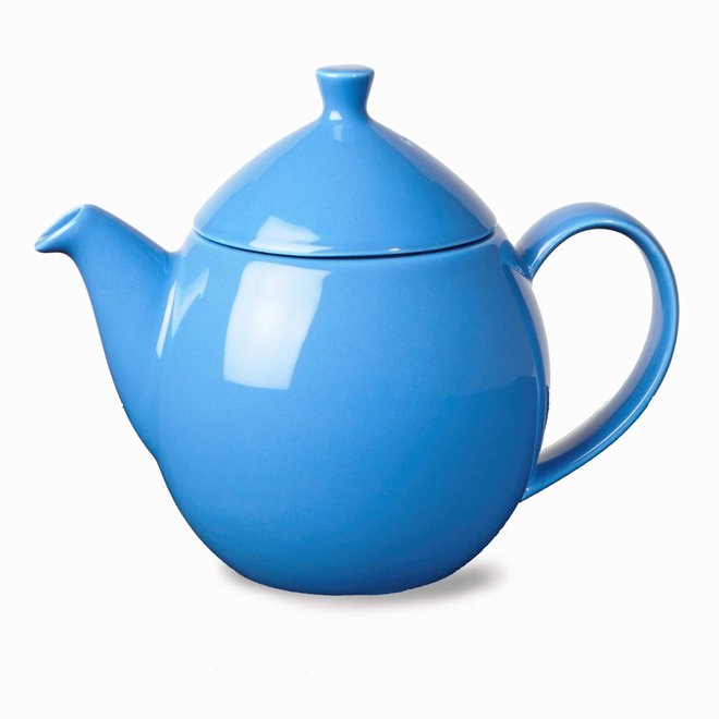 Dew Teapot with Basket Infuser - Blue