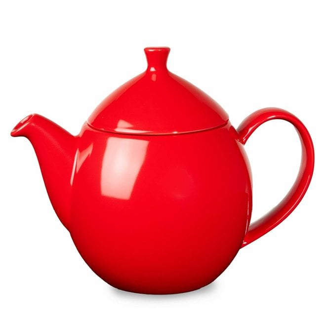 Dew Teapot with Basket Infuser - Red