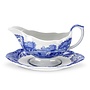 Blue Italian Sauce Boat & Stand