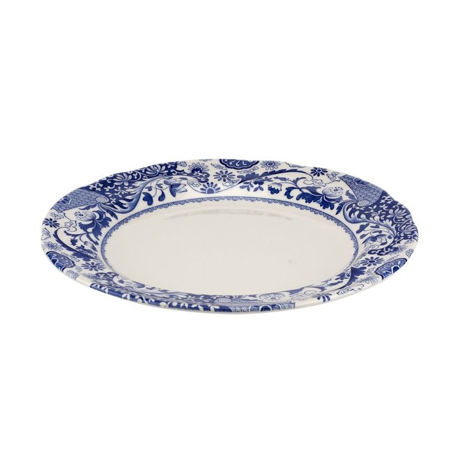 Blue Italian Brocato Dinner Plate