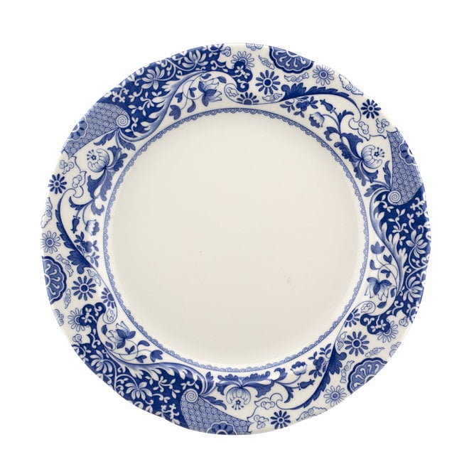 Blue Italian Brocato Dinner Plate