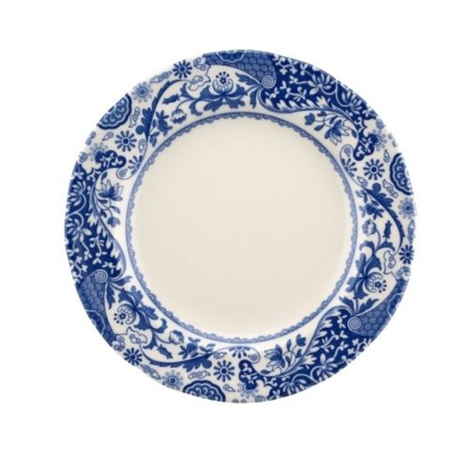 Blue Italian Brocato Salad Plate