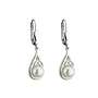 Trinity Knot Pearl Drop Earrings