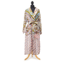 Patchwork Pastel Print Robe Gown