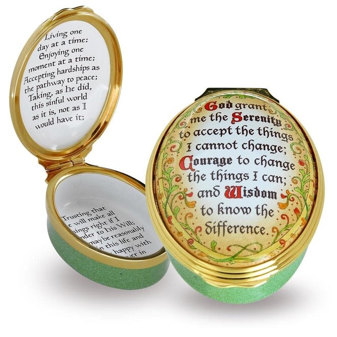 The Serenity Prayer Enamel Box