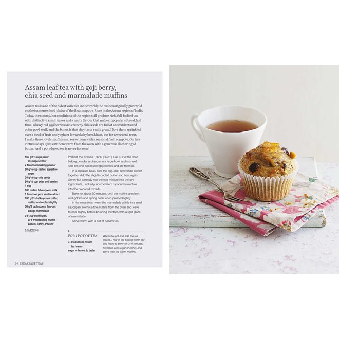 Tea & Cake: Perfect Pairings for Brews & Bakes Recipe Book