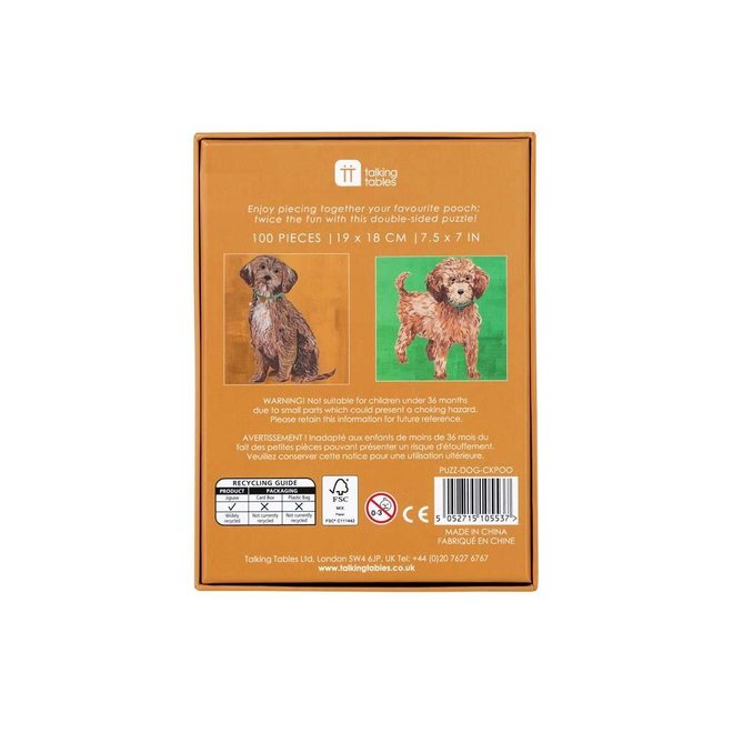 Cockapoo Double-Sided 100 Piece Puzzle