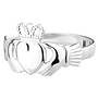 Gents Sterling Silver Claddagh Ring, Size 11.5