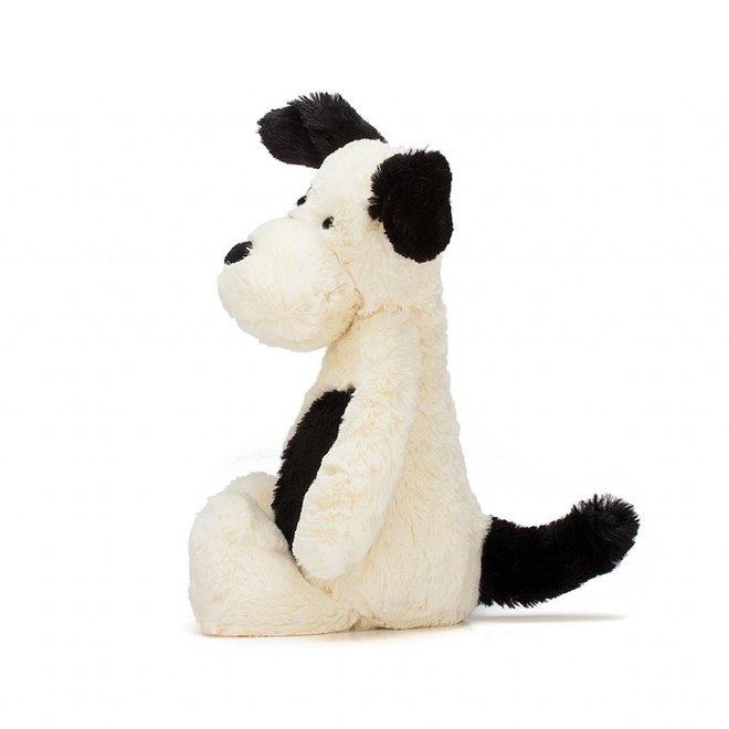 Bashful Puppy Black & Cream