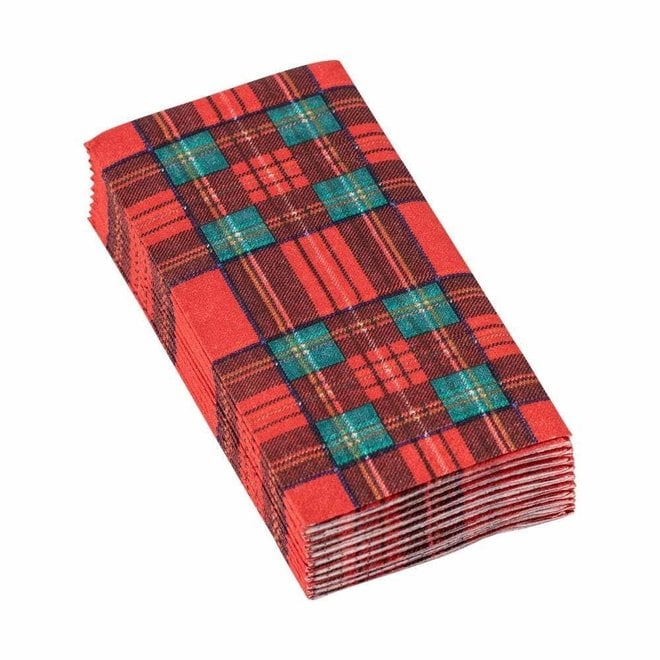 Royal Plaid Facial Tissues