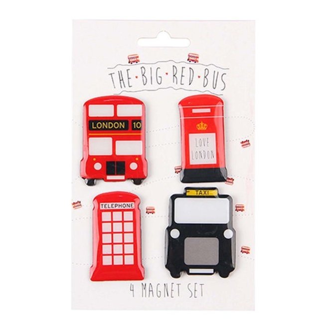 London Icon Magnets, Set of 4